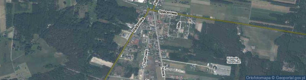 Zdjęcie satelitarne Parkowa ul.