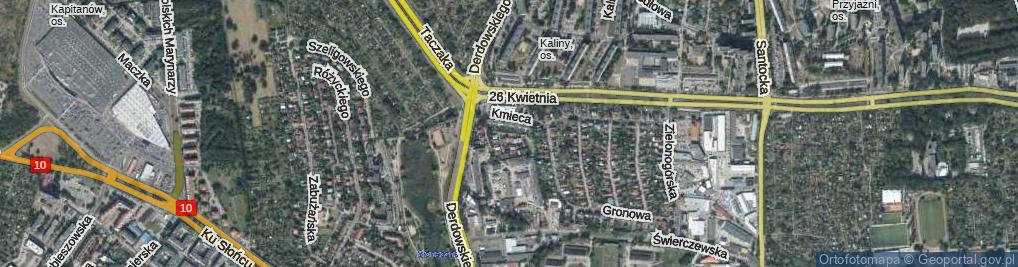 Zdjęcie satelitarne Papugi Jana ul.