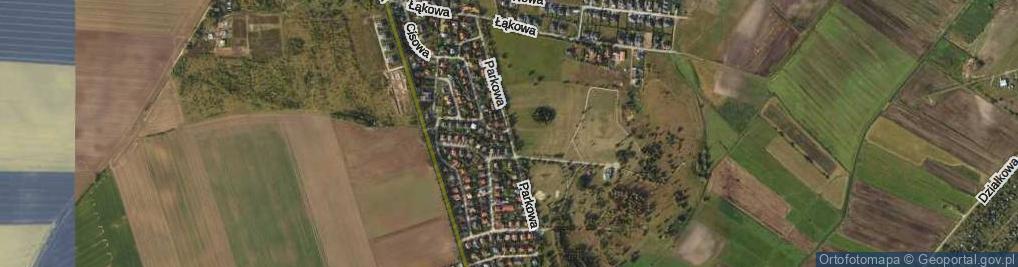 Zdjęcie satelitarne Parkowa ul.