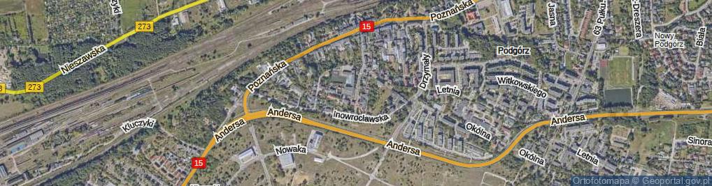 Zdjęcie satelitarne Paderewskiego Ignacego Jana ul.