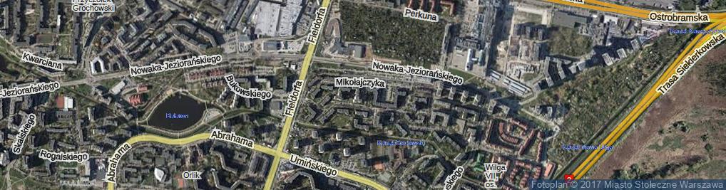 Zdjęcie satelitarne Pasaż Złotej Wilgi ul.