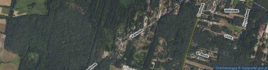 Zdjęcie satelitarne Parkowa ul.