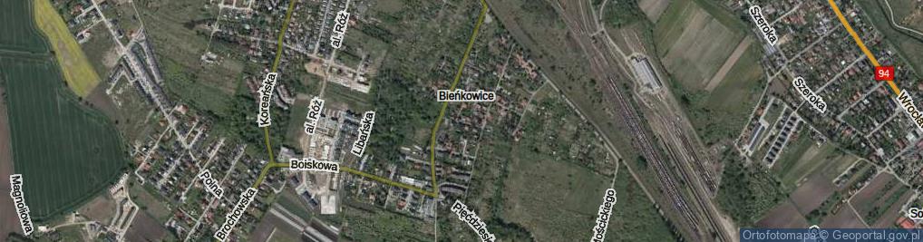 Zdjęcie satelitarne Palestyńska ul.