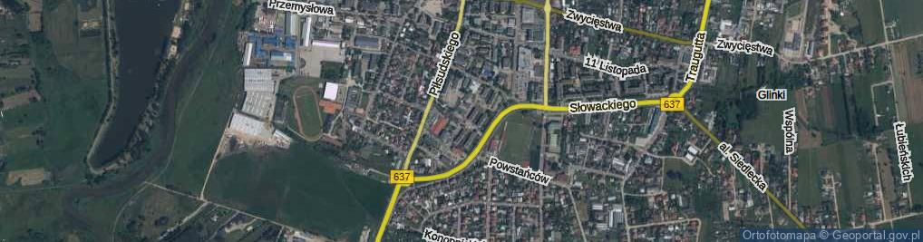 Zdjęcie satelitarne Palloniego Michała Anioła ul.