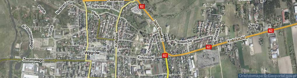 Zdjęcie satelitarne Parkowa ul.