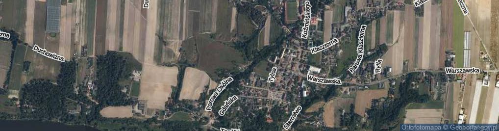 Zdjęcie satelitarne Parowa Okólna ul.