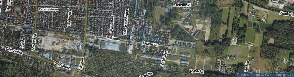 Zdjęcie satelitarne Pawła ul.