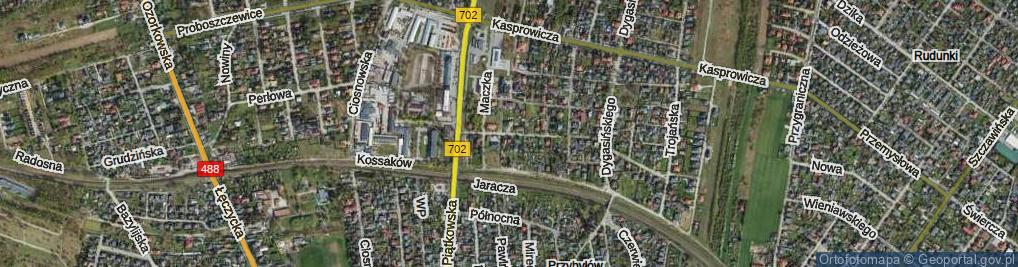 Zdjęcie satelitarne Pawlikowskiej-Jasnorzewskiej Marii ul.