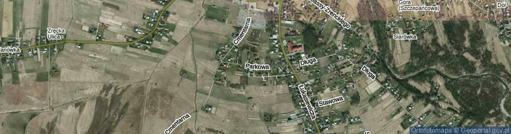 Zdjęcie satelitarne Parkowa ul.