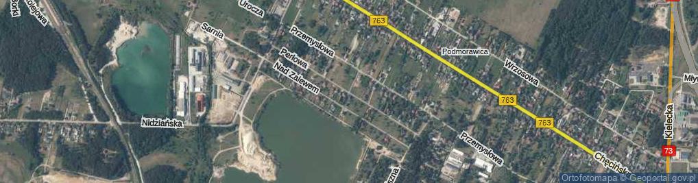 Zdjęcie satelitarne Perłowa ul.