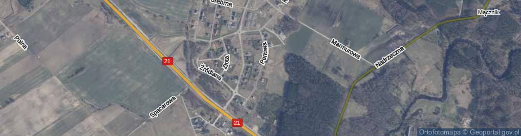 Zdjęcie satelitarne Perłowa ul.