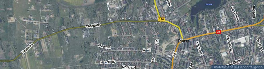 Zdjęcie satelitarne Perłowa ul.