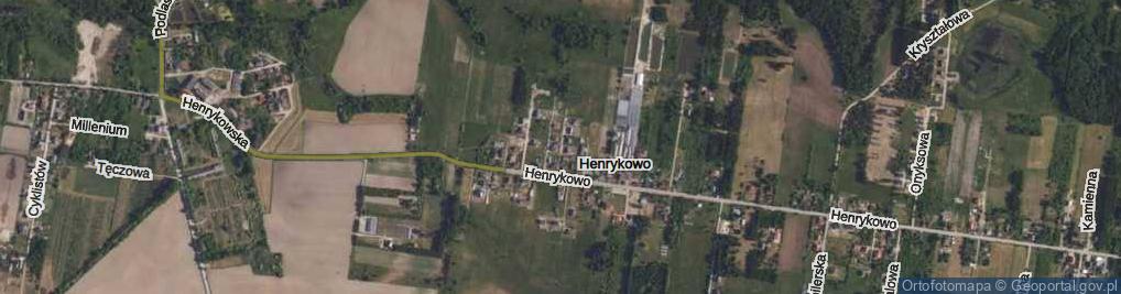 Zdjęcie satelitarne Perłowa ul.