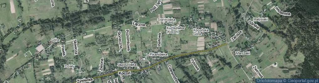 Zdjęcie satelitarne Perłowa ul.