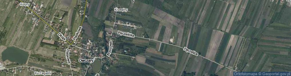 Zdjęcie satelitarne Pęczelicka ul.