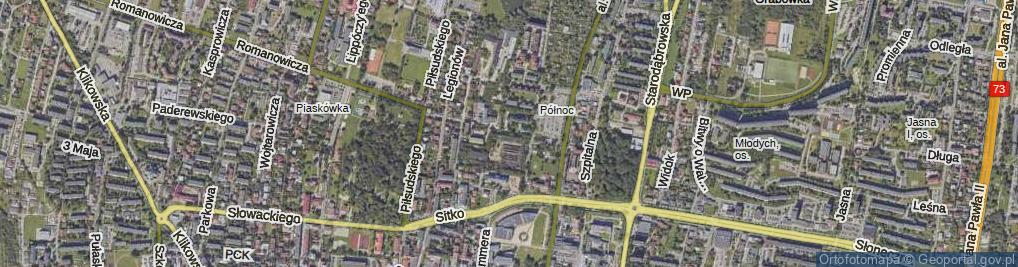 Zdjęcie satelitarne Pękali Karola, bp. ul.