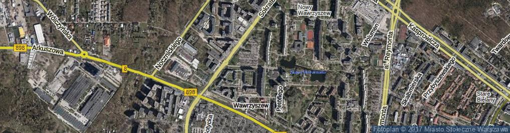 Zdjęcie satelitarne Petöfiego Sandora ul.