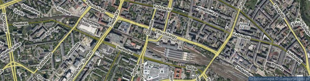 Zdjęcie satelitarne Peronowa ul.