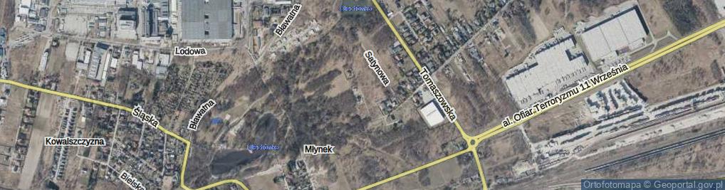 Zdjęcie satelitarne Perkalowa ul.