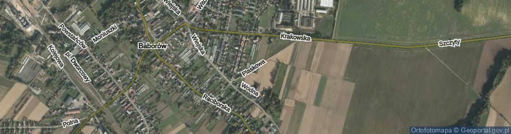 Zdjęcie satelitarne Piaskowa ul.