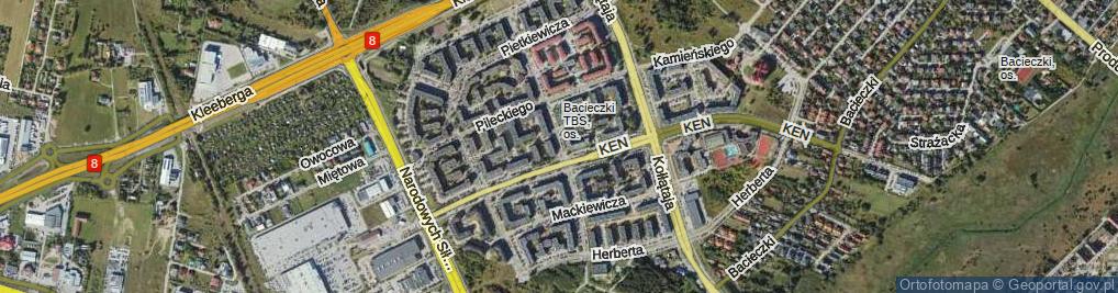 Zdjęcie satelitarne Pietkuna Witolda, ks. ul.