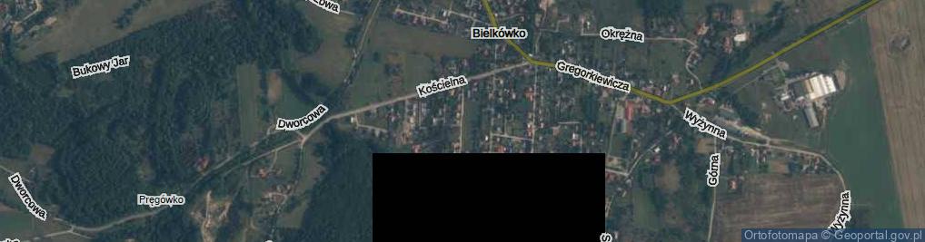 Zdjęcie satelitarne Piaskowe Wzgórze ul.