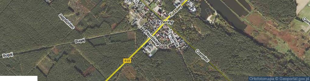 Zdjęcie satelitarne Piłsudskiego Józefa, marsz. ul.