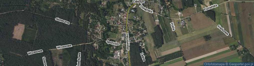 Zdjęcie satelitarne Piłsudskiego Józefa, marsz. ul.