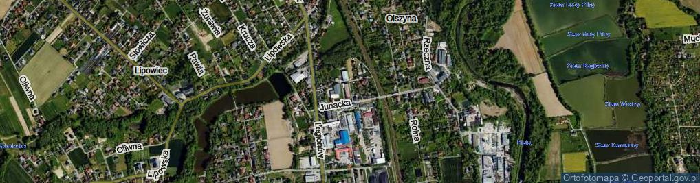 Zdjęcie satelitarne Piękna ul.