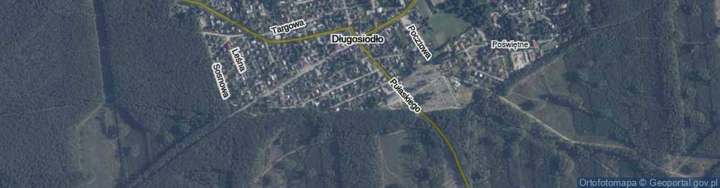 Zdjęcie satelitarne Piaskowa ul.