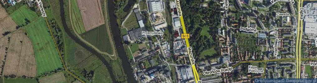 Zdjęcie satelitarne Piławska ul.