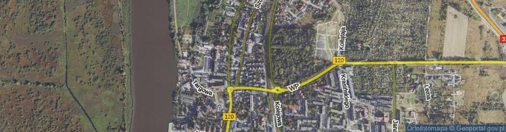 Zdjęcie satelitarne Pionierów ul.