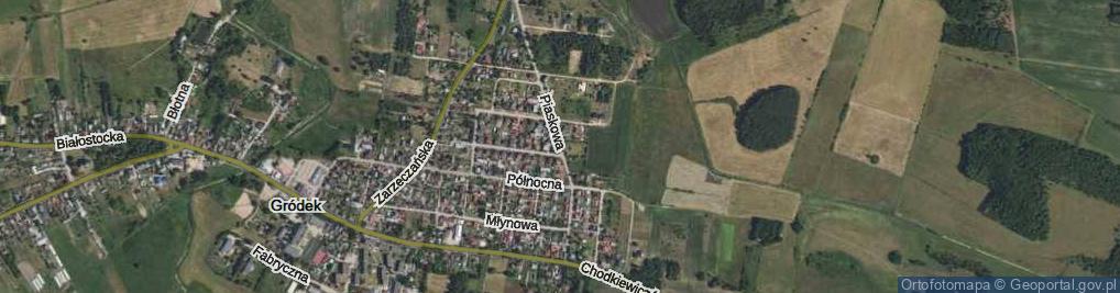 Zdjęcie satelitarne Piaskowa ul.