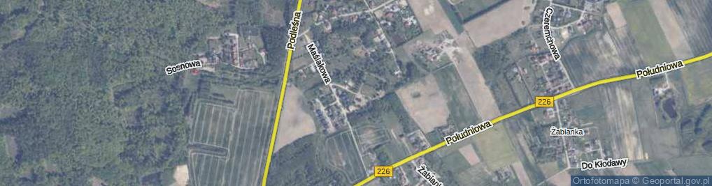 Zdjęcie satelitarne Pieczarkowa ul.