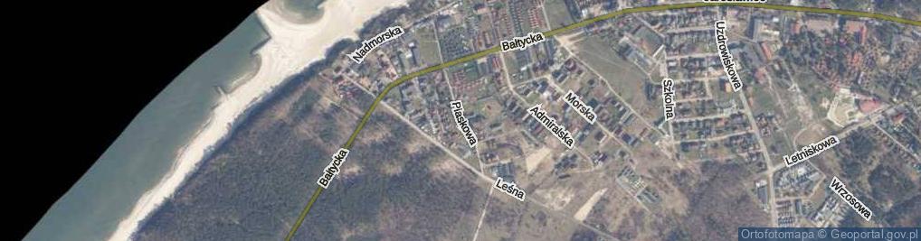 Zdjęcie satelitarne Piaskowa ul.