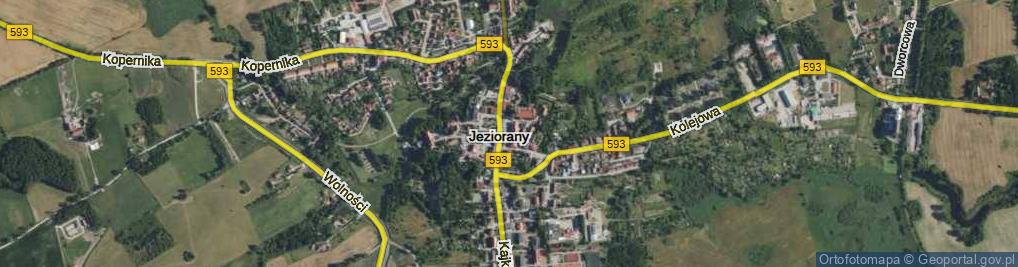 Zdjęcie satelitarne Pieniężnego ul.