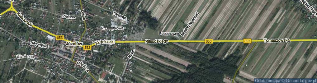 Zdjęcie satelitarne Piłsudskiego Józefa, marsz. ul.