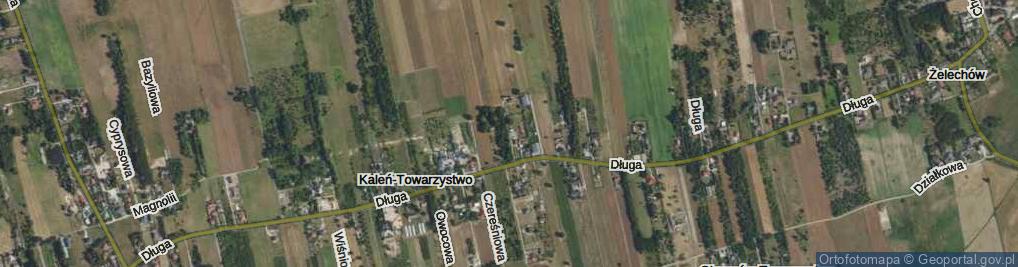 Zdjęcie satelitarne Piękna ul.