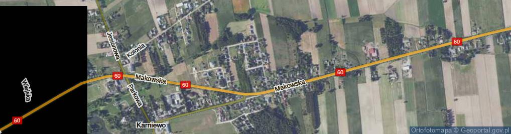 Zdjęcie satelitarne Piaskowa ul.