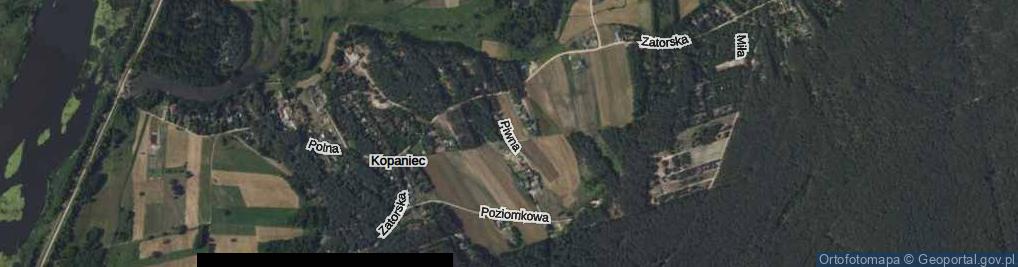 Zdjęcie satelitarne Piwna ul.