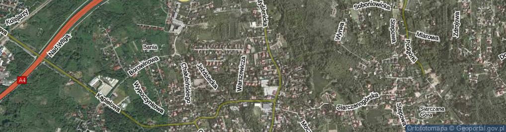 Zdjęcie satelitarne Pinocci Hieronima ul.