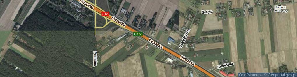 Zdjęcie satelitarne Piasecka ul.