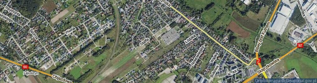 Zdjęcie satelitarne Piechowskiego Wojciecha ul.