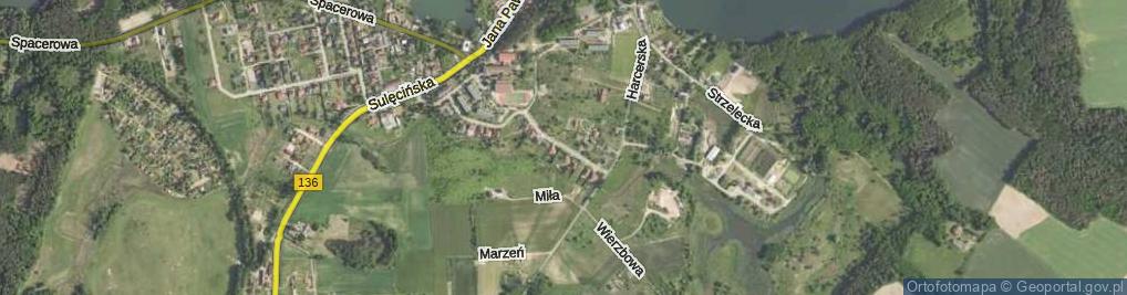 Zdjęcie satelitarne Piastowska ul.