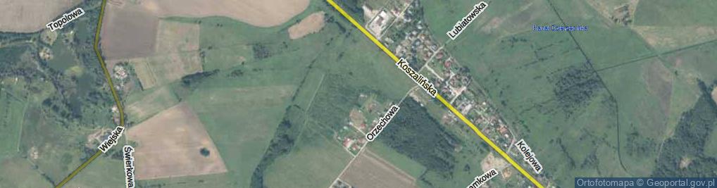 Zdjęcie satelitarne Pistacjowa ul.