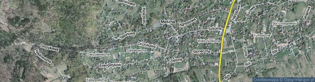 Zdjęcie satelitarne Piwna ul.