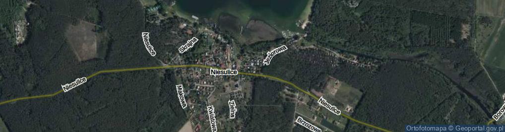 Zdjęcie satelitarne Piaskowa ul.