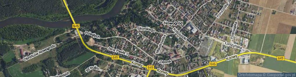 Zdjęcie satelitarne Piłsudskiego Józefa, marsz. ul.