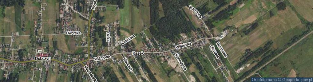 Zdjęcie satelitarne Piękna ul.