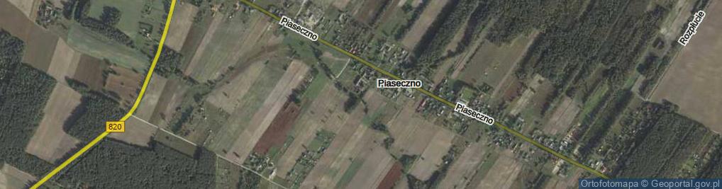 Zdjęcie satelitarne Piaseczno ul.